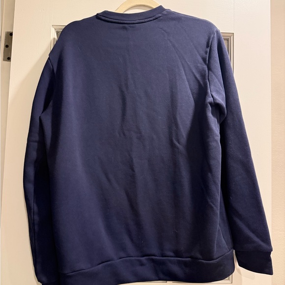 Asics Navy Blue Crewneck Sweatshirt - Picture 4 of 6